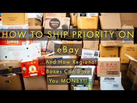 How To Ship On eBay Part 2: USPS Priority Shipping and Using Regional Boxes to Save Money