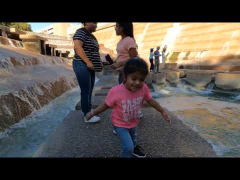 Kids Exploring Fortworth Water Gardens