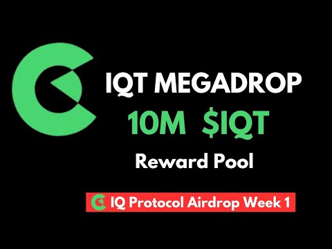 IQ Protocol Airdrop || How To Participate On IQT Megadrop Campaign || 10M $IQT Megadrop #iqtairdrop