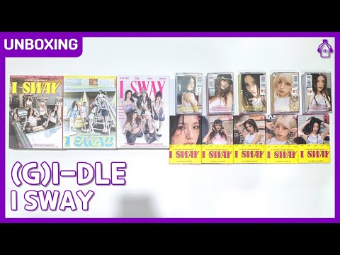 (G)I-DLE 'I SWAY' All Versions & Ktown4u Lucky Draw #Unboxing (09/07/2024)