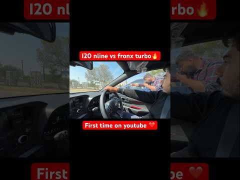 I20 nline vs fronx turbo ❤️ #shortsfeed #shorts #short #shortsviral #shortsvideo