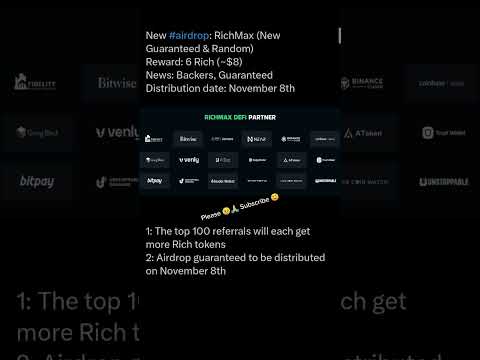 New Crypto Airdrop Alert: RichMax