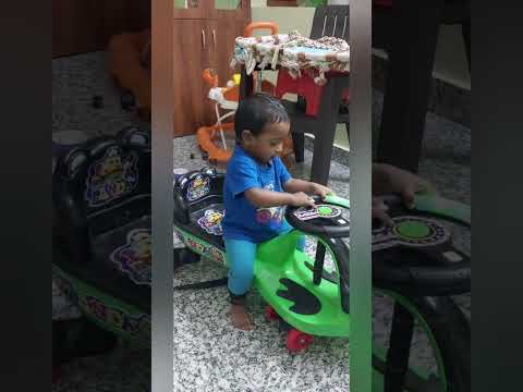 self playing | one year baby👶 #cute #funny #shorts