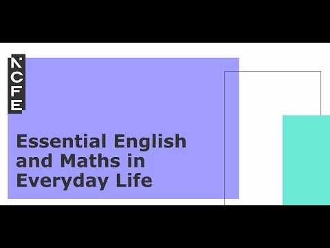 Essential Maths and English in Everyday Life