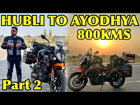 Bike Ride To Ayodhya Ram Mandir 🚩|Adventure From Nagpur To Varanasi Kashi 800kms Day 2🔥#TheGeekIndia