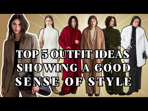 TOP 5 outfit ideas showing a good sense of style│Dress to look stylish at all times