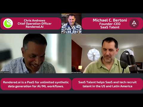 The SaaS Pulse Show - Episode #38 - Chris Andrews - Chief Operation Officer - Rendered.Ai