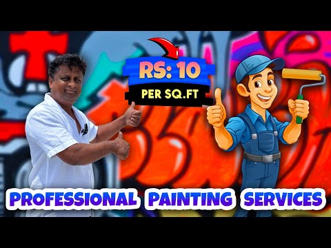 🏡House and 💒 Commercial building Painting services l Sree professional painting service