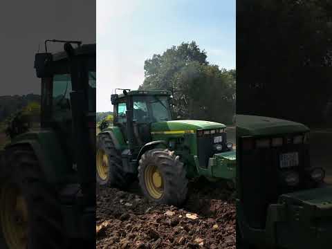 John Deere 8100 & 8200 #plowing #lpgostharz #agriculture #farming