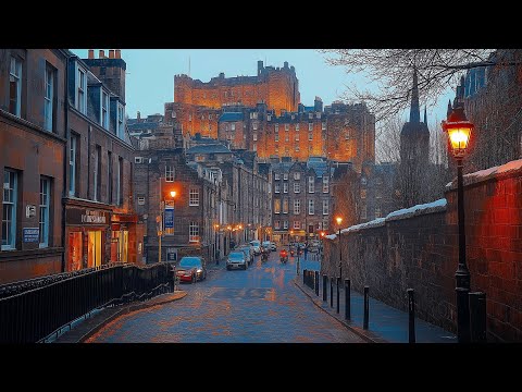 Edinburgh, Scotland | Night & Day Walking Tour 4K HDR 60fps