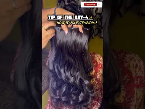 How to Fix Hair Extension?#youtubeshorts #shortvideo #viralvideo #shorts #hack #yt #youtube #tricks