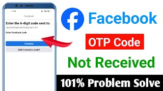 facebook ka otp nahi aa raha hai | how to fix facebook otp problem | facebook otp not received