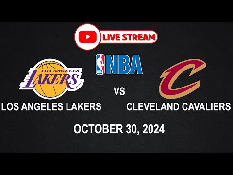 NBA LIVE! LAKERS vs CAVALIERS | NBA REGULAR SEASON | October 30, 2024 | NBA2K24 Simulation Only