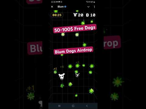 Free Dogs On Blum Game | FREE $DOGS + Blum Points #shorts #blum #blumairdrop #dogsairdrop