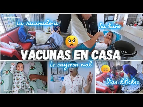 😟 VACUNAS DE LOS DOS MESES A JONÁS 🥴 SERÁN DÍAS DIFICILES🤒 LE DIERON FIEBRE 😵‍💫