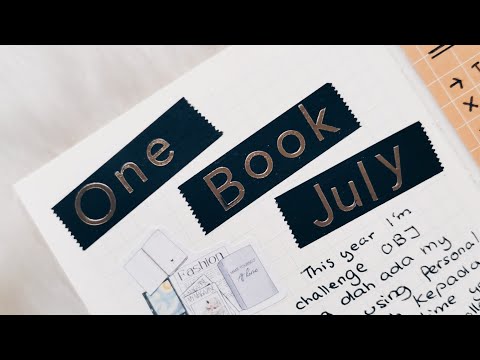 Week 1 OneBookJuly 2021 Update | Silent Flip Through MD Notebook B6 Slim