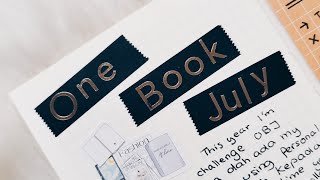 Week 1 OneBookJuly 2021 Update | Silent Flip Through MD Notebook B6 Slim