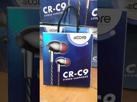 Core CR-09 Stereo Sound Earphone #short #shortfeed #coreearbuds #coreearphones