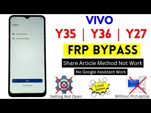 VIVO Y35 | Y36 | Y27 FRP BYPASS 🔥 ANDROID 14 WITHOUT PC | UNLOCK GOOGLE ACCOUNT LOCK NEW UPDATE 2025