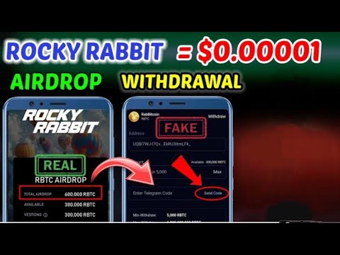 Rocky Rabbit Airdrop withdrawal Rocky Rabbit send code & Withdrawal | $RBTC token Withdrawal