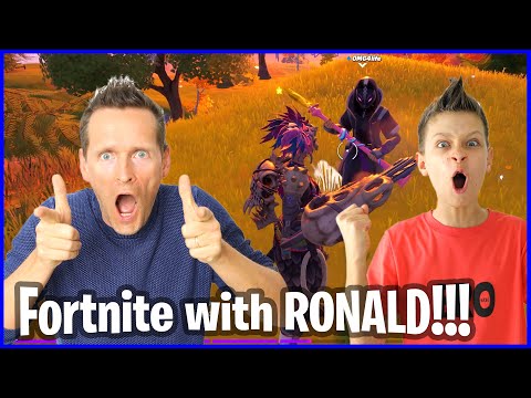 Playing Fortnite with Ronald