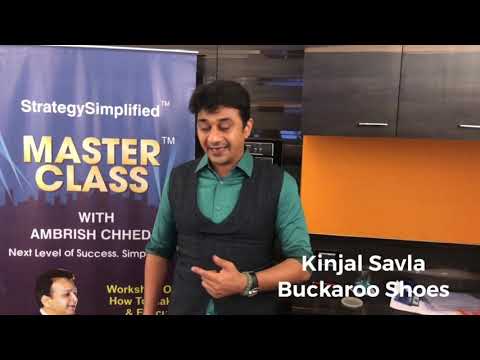 Transformational Experience Sharing by Mr. Kinjal Savla, Founder, Buckaroo Shoes at MasterClass®