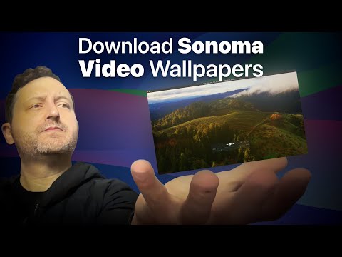 Download macOS Sonoma's Video Wallpaper with a free app I made!