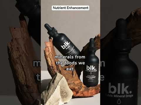 Fulvic and Humic Acid = Nature’s Marvels 🖤 #blkwater #fulvicacid #humicacid