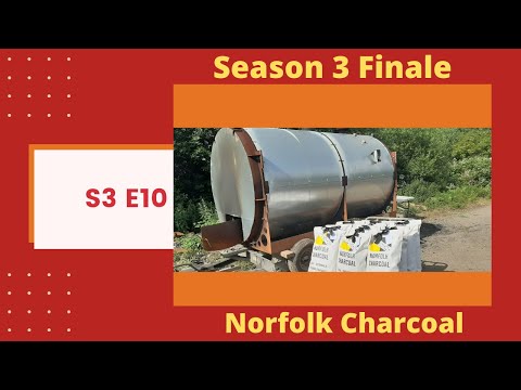 We talk about the charcoal making process with Norfolk Charcoal