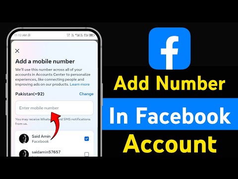 Facebook per phone number add karne ka tarika | How to link number in Facebook account