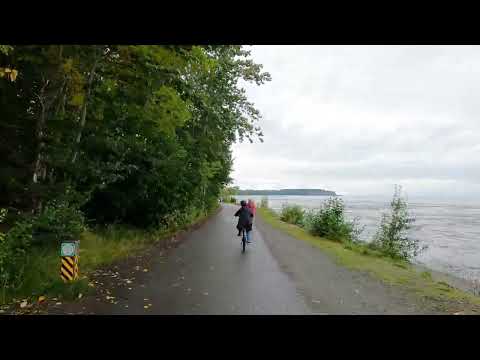 Biking at Tony Knowles Coastal Trail Part 1 at Anchorage, Alaska USA Sep 09,2024