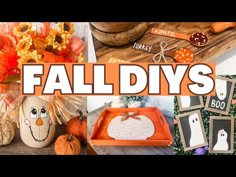 🍁Fall DIYs that will Save You Money! Make these Easy Fall Decor Projects for 2024!