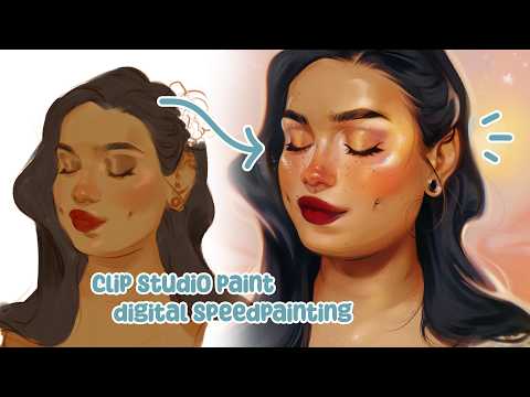 Clip Studio Paint Speedpainting ✦  4k relaxing process