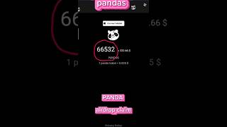 Panda airdrop claim now 🥳#panda #airdrop #telegram