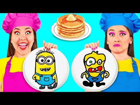 Pancake Art Challenge | Crazy Challenge by PaRaRa