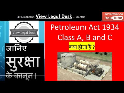 Legal Requirements for Class A, Class B and Class Petroleum Storage