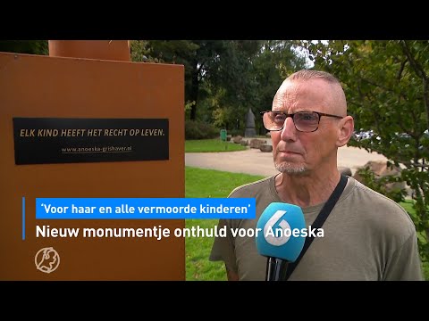 Nieuw monumentje onthuld voor Anoeska: 'Voor haar en alle vermoorde kinderen' | Hart van Nederland