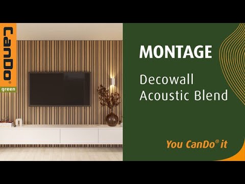 CanDo green Decowall Acoustic Blend -  Instructions de montage FR