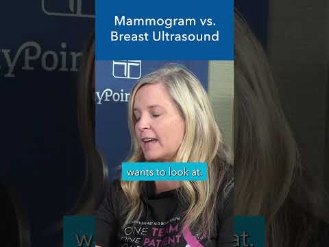 Mammogram vs Breast Ultrasound #shorts