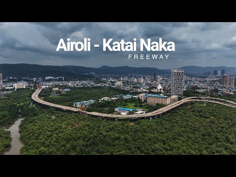 Airoli Katai Naka Freeway Progress | August 2024 | The Bridge Connecting Mumbai