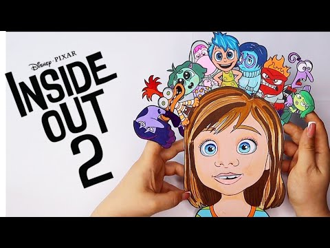 All Characters Of Inside Out 2 | Paper Dolls | Joy , Sadness,Envy,Anxiety and .....