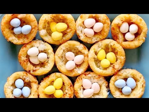 Sugar Cookie Easter Egg Nests