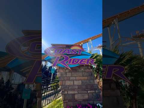 Coast Rider at Knott’s Berry Farm Theme Park #rollercoaster #knottsberryfarm #themepark #california