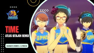 #persona3 - Time (ATLUS Kitajoh Remix) Dance #gamemusicvideo + Lyrics HD