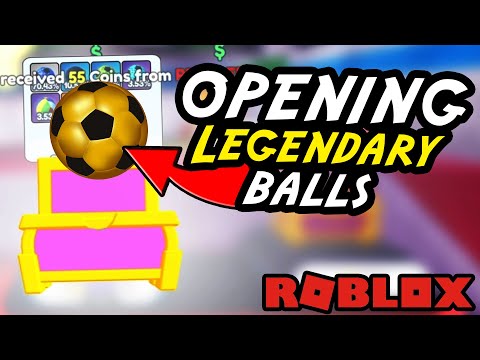 Opening LEGENDARY BALLS in Goal Kick Simulator (Roblox)