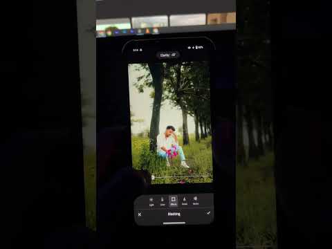 Lightroom tips and trick | Lightroom se glowing💥 effect kaise dalen #lightroom #shorts #short #video