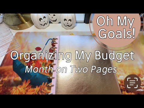 Organize My Monthly Budget Calendar With Me! | Oh My Goals!