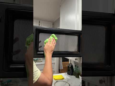 How To Clean a Microwave #satisfying #cleaning #howto