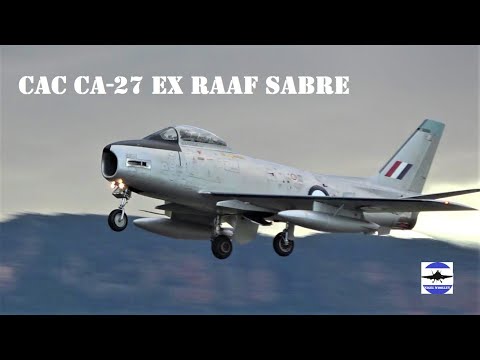 CAC Mk32 Sabre jet display at Wings over Illawarra Airshow