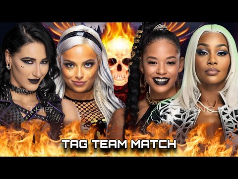 WWE 2K24 • Women Tag Team Match - Rhea Ripley Liv Morgan VS Bianca Belair Jade Cargill | WWE